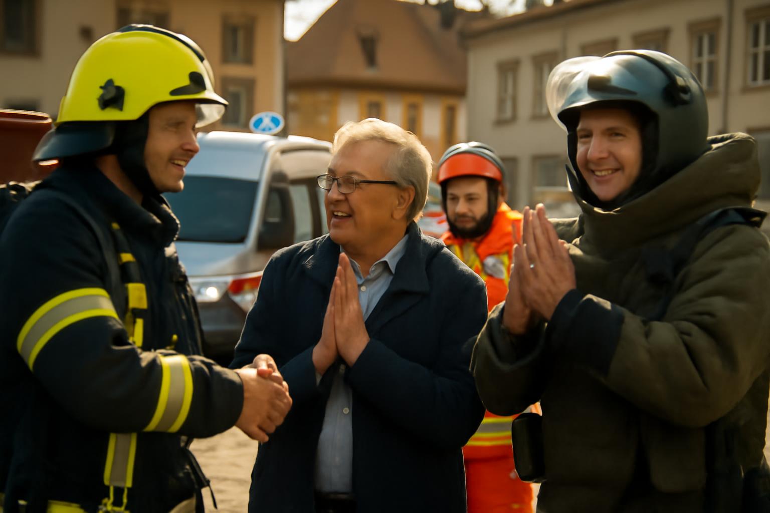 Hanau dankt Helfern nach kontrollierter Bombensprengung 👏🙏