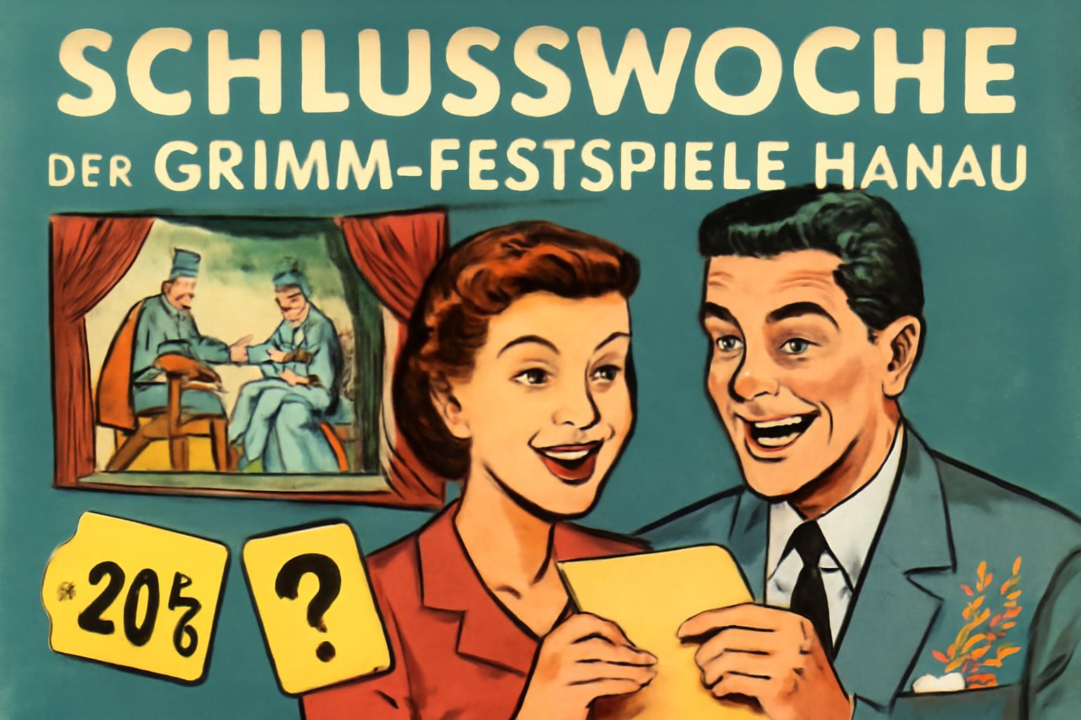 Schlusswoche der Grimm-Festspiele Hanau Rabatte, Quiz, Shows 🎭🎉