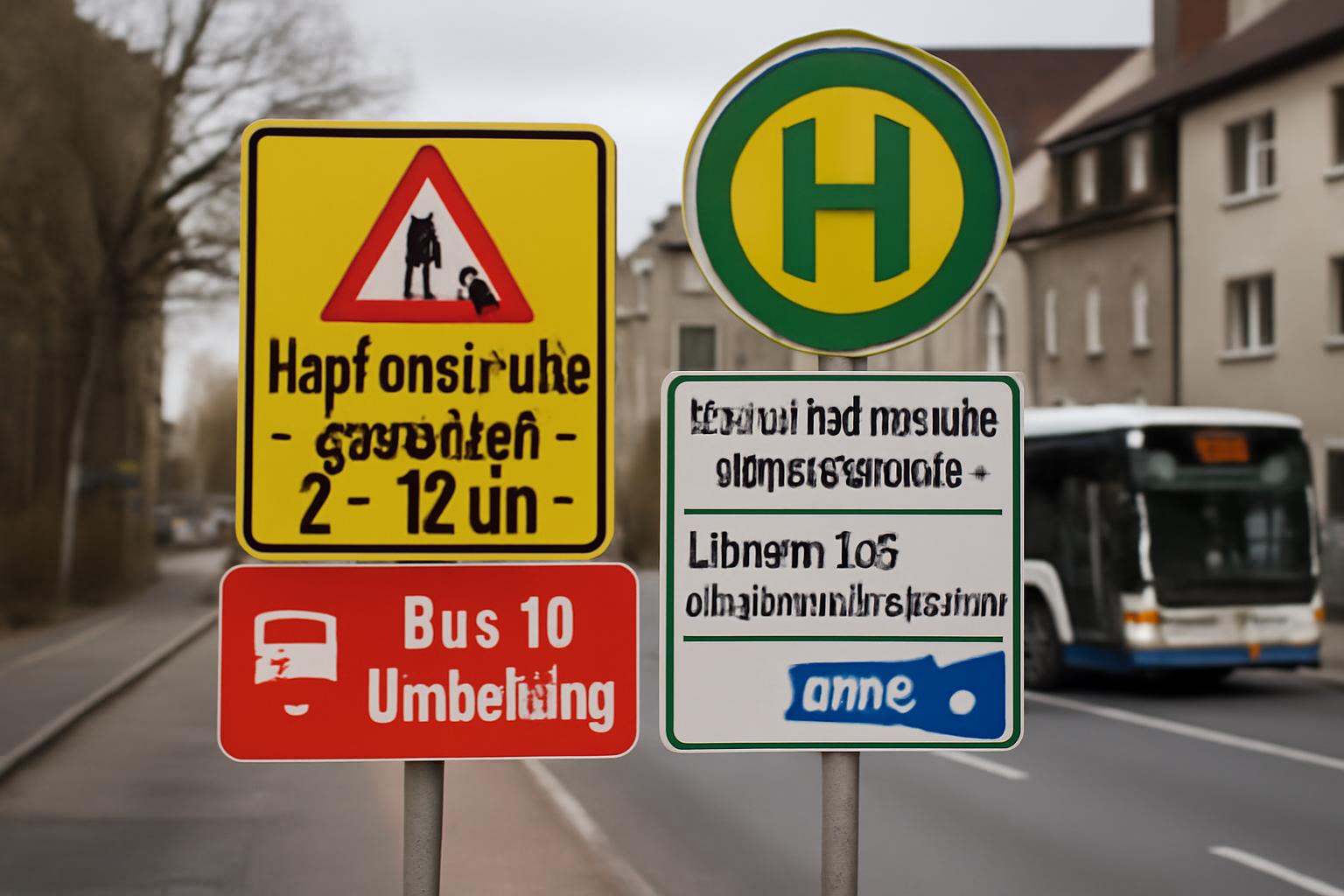 Hopfenstraße-Sperrung 9–12 Uhr; Bus 10 Umleitung, Ersatzhaltestelle Hopfenstraße; Linien 1/5 Haltestellenänderungen – RMV-Infos 🚧🚌ℹ️