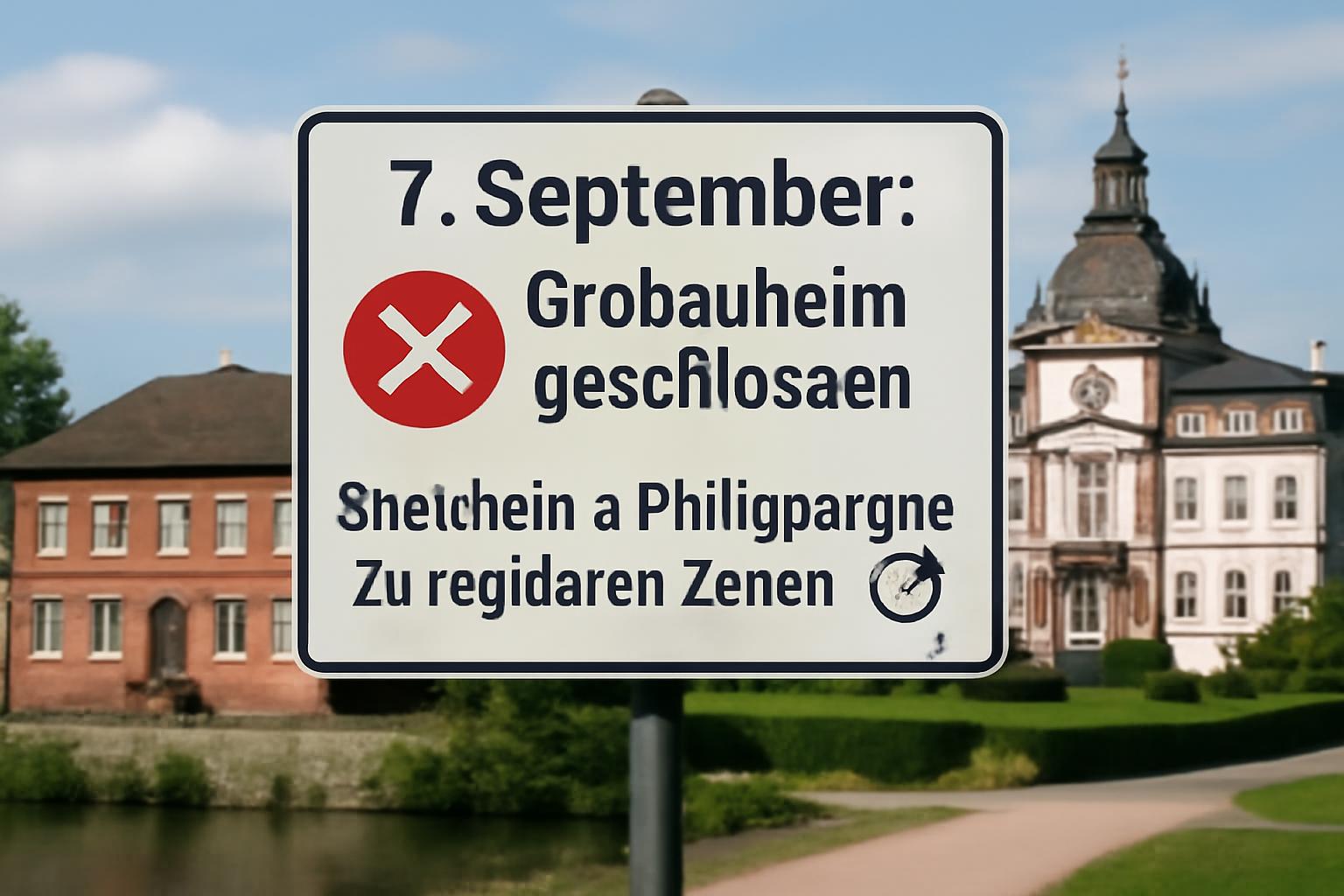 7. September: Großauheim geschlossen; Steinheim & Philippsruhe zu regulären Zeiten ⏰🏛️
