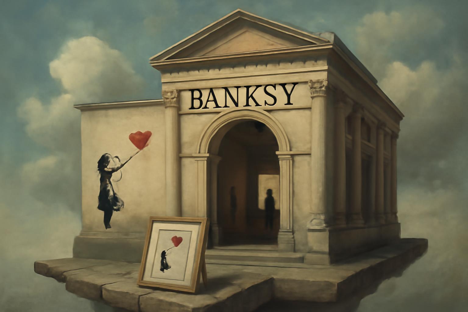 Banksy-Ausstellung im Stadthof Hanau eröffnet 🎨🏛️🗞️