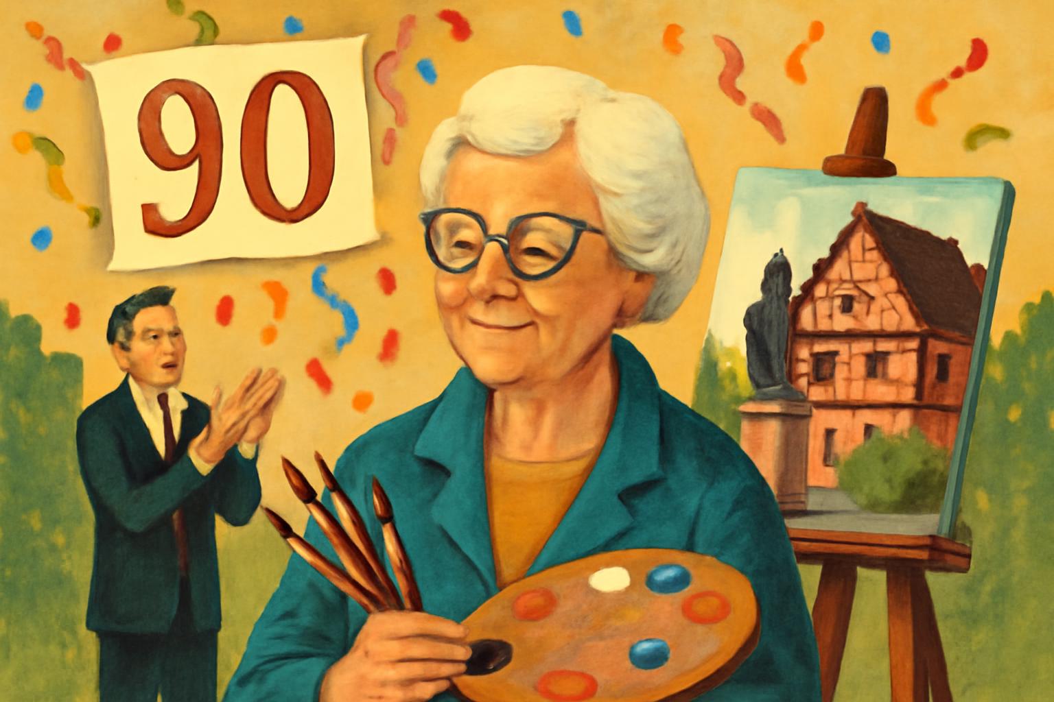 Franziska Haslinger wird 90: Hanau ehrt Künstlerpersönlichkeit 🎉🎨