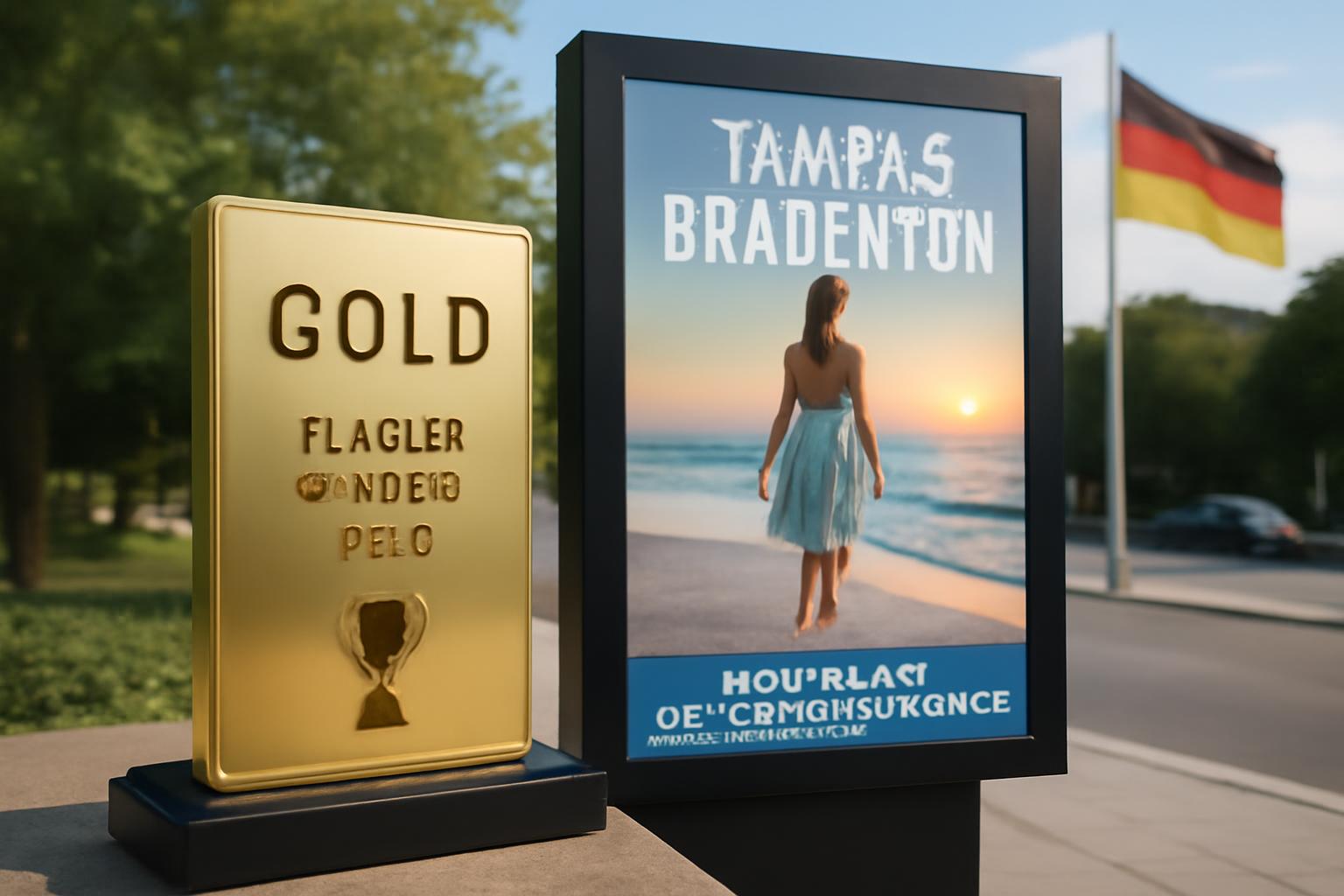 Gold bei Flagler Awards 2025: Digitale Out-of-Home-Kampagne Tampa & Bradenton (Flori da) 🇩🇪🏖️🏆