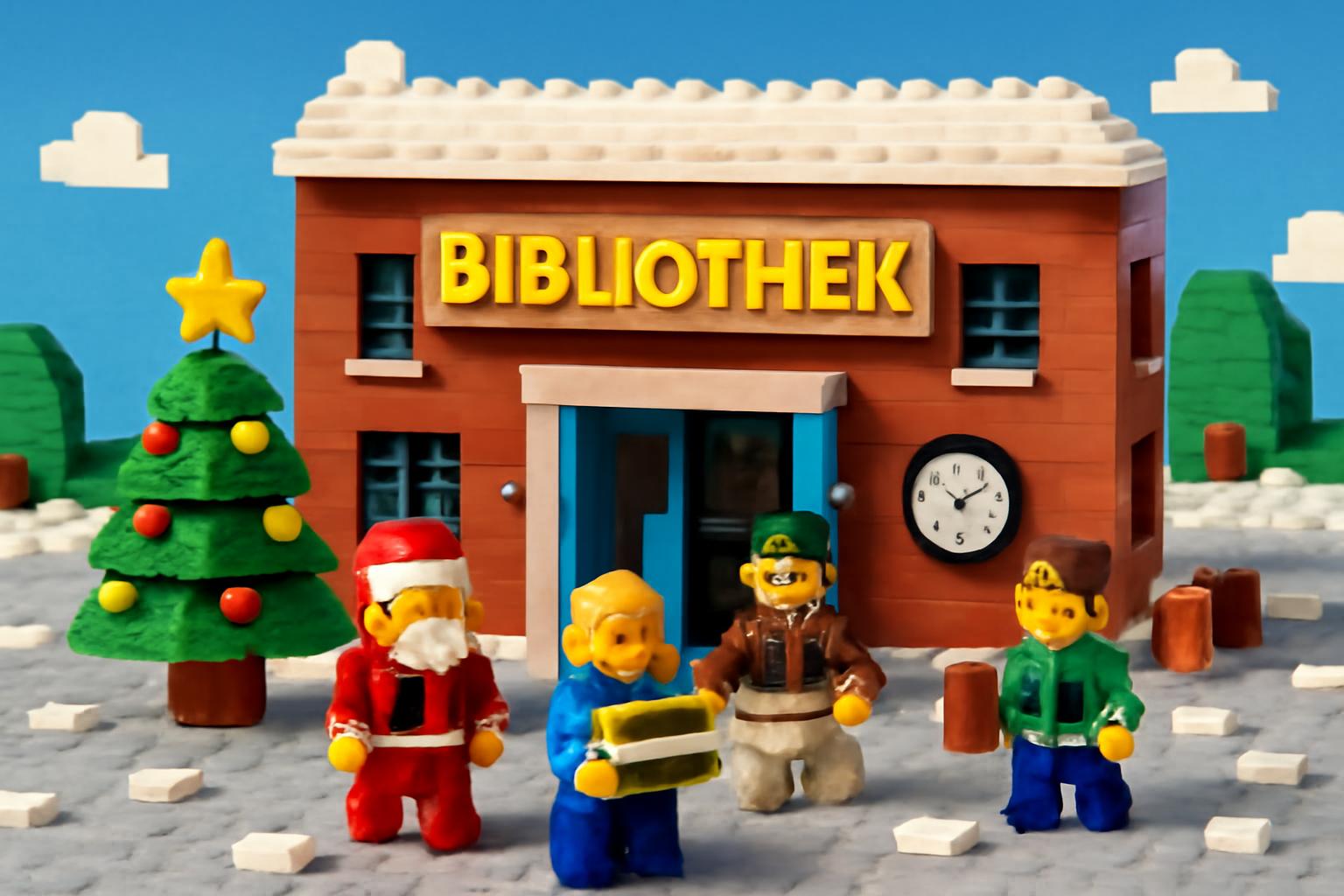 Stadtbibliothek Hanau schließt Weihnachtspause, öffnet ab 2. Januar 🎄📚⏰