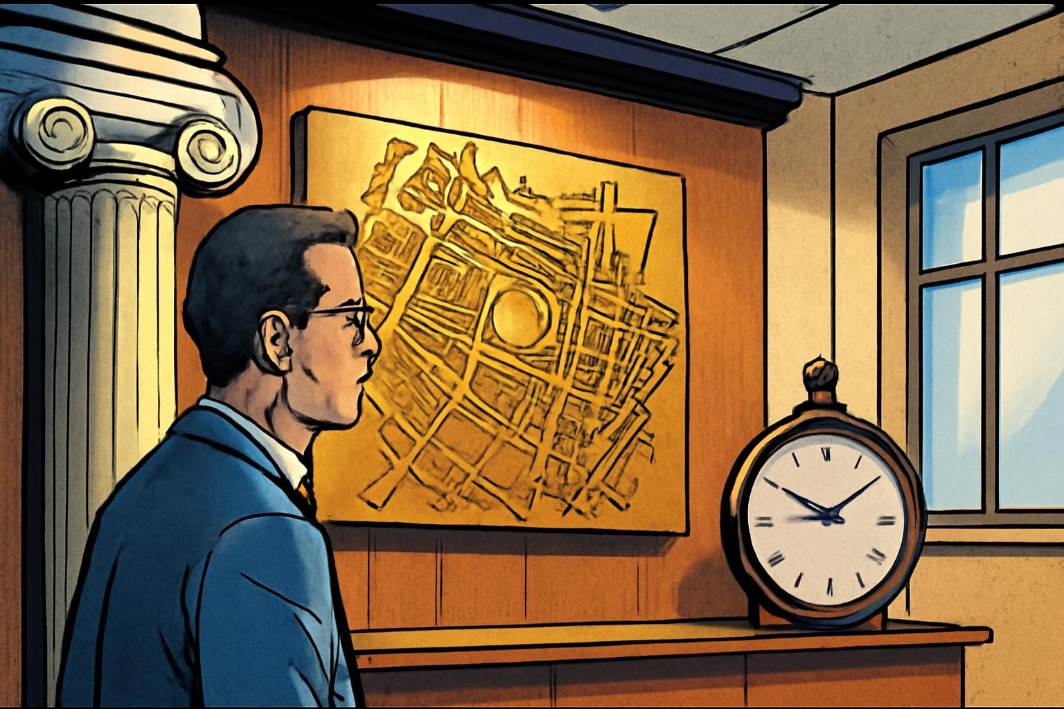 Hanauer Grundriss-Wandobjekt im Paul-Hindemith-Saal verbindet Vergangenheit mit Gegenwart 🏛️🕰️