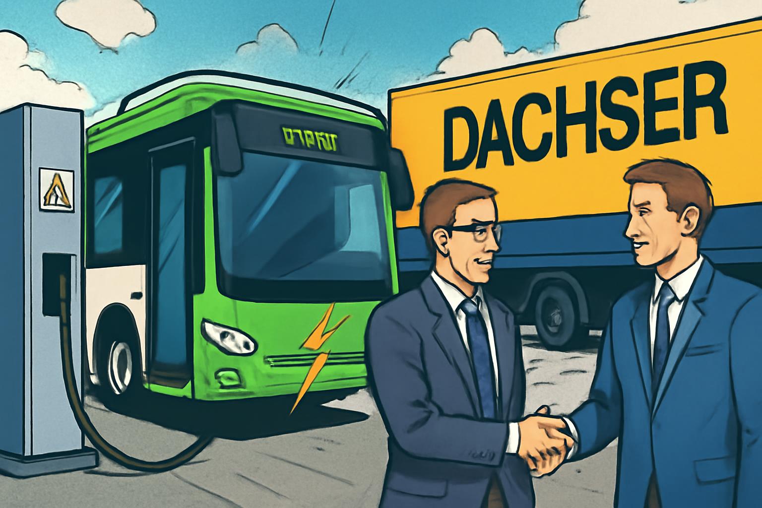 HSB und DACHSER kooperieren: emissionsfreie Busse und Ladeinfrastruktur ⚡🚌🤝