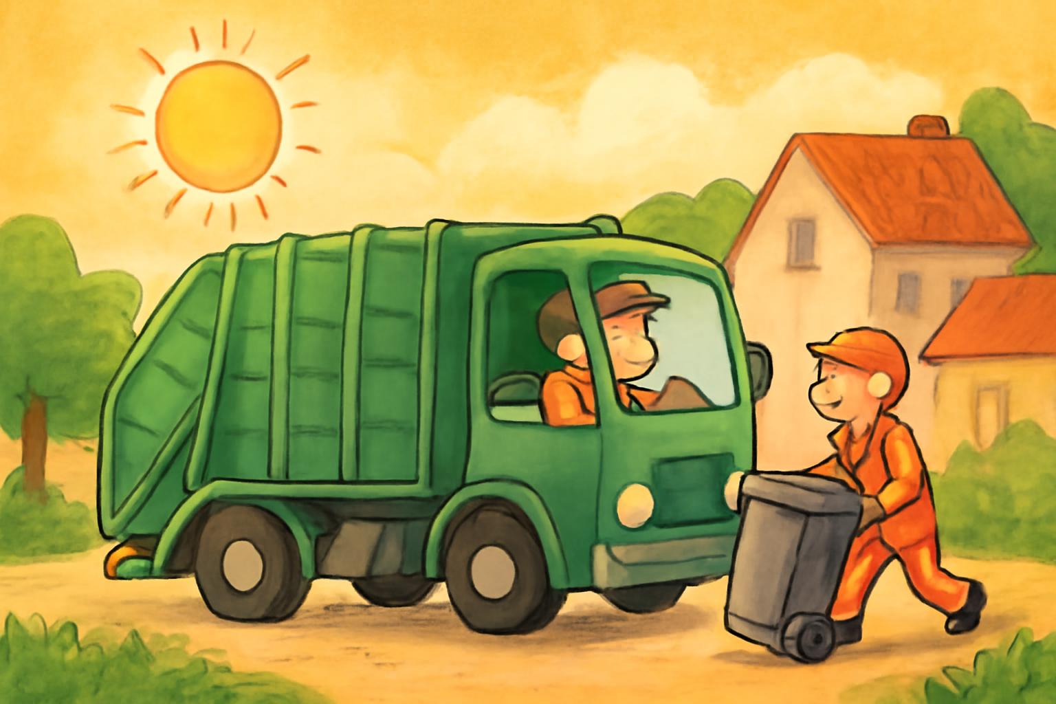 Müllabfuhr in Hanau startet früher wegen Hitzewelle 🌞🚚