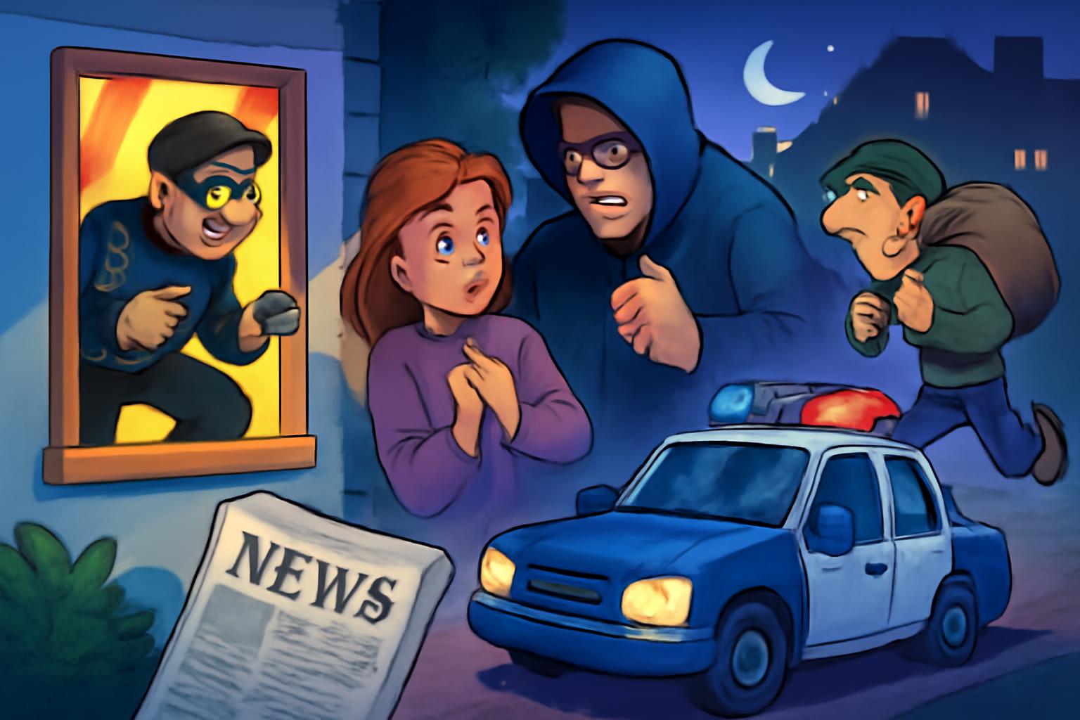 Mehrere Vorfälle in Region: Einbrüche, Bedrohungen, Diebstähle 🔎🚓🗞️