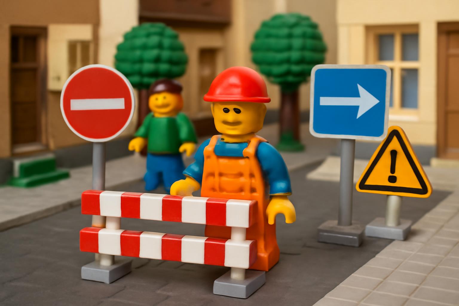 Sperrung Alte Langgasse in Großauheim; Haggasse-Einbahn geändert 🚧⚠️