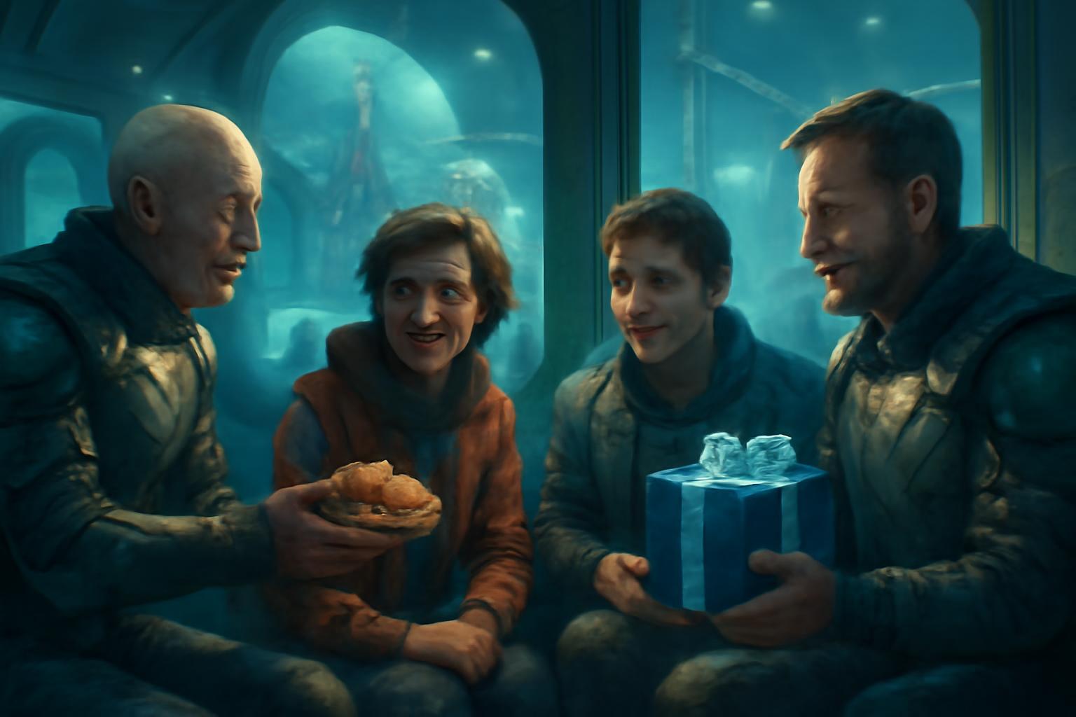 Kaminsky besucht BWMK-Wohngruppen, schenkt Plätzchen und Spenden 🍪🎁