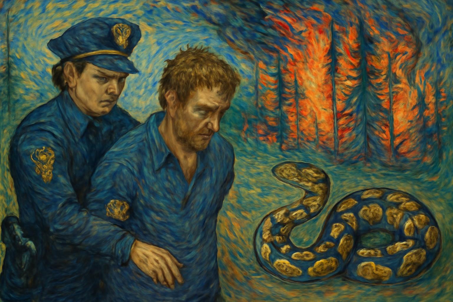 Tötungsverdächtiger festgenommen; Waldbrand; Königspython zurück 🐍🔥👮‍♀️