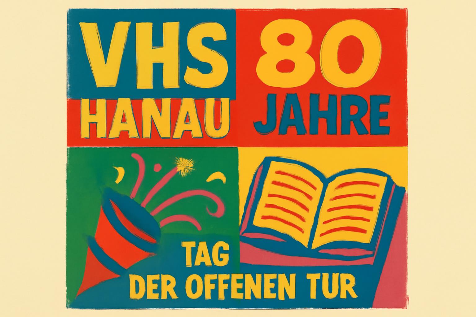 VHS Hanau feiert 80 Jahre mit Tag der offenen Tür 🎉📚