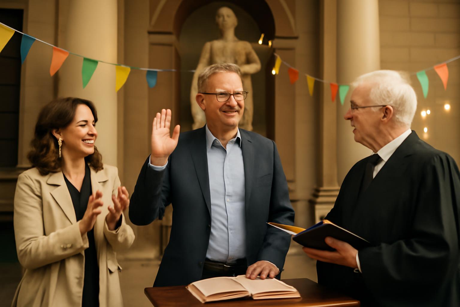 Köhler vereidigt als neuer Ortsgerichtsschöffe in Hanau-V Steinheim 🏛️⚖️🎉
