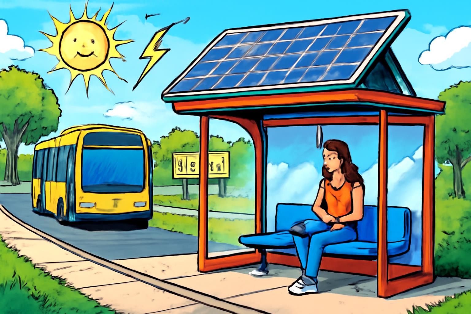 Neue Bushaltestellen im Pioneer Park mit Solarenergie 🌞⚡🚌