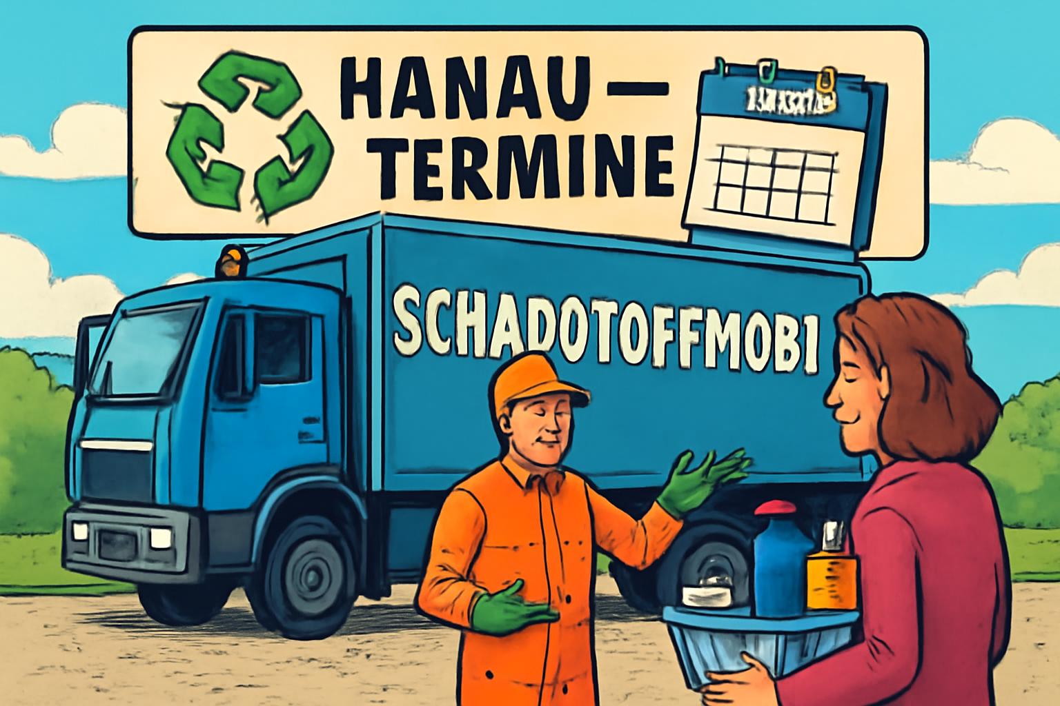 Schadstoffmobil kommt nach Hanau – Termine im März ♻️🚚🗓️