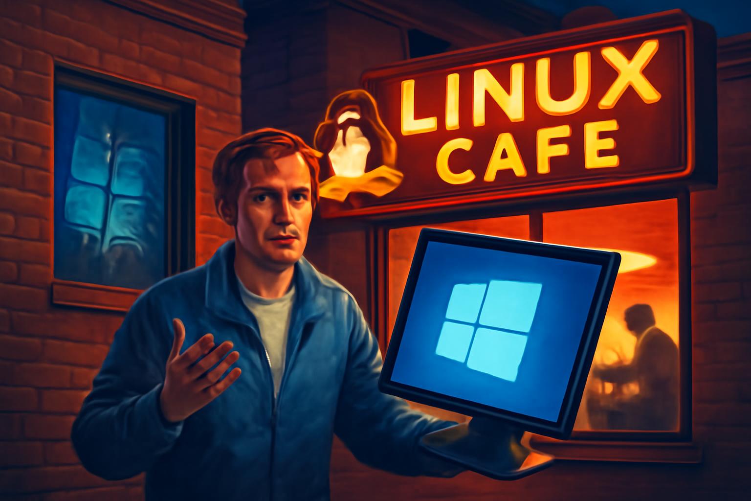 Windows-10-Support endet; Linux Café eröffnet in Hanau 🪟💻☕