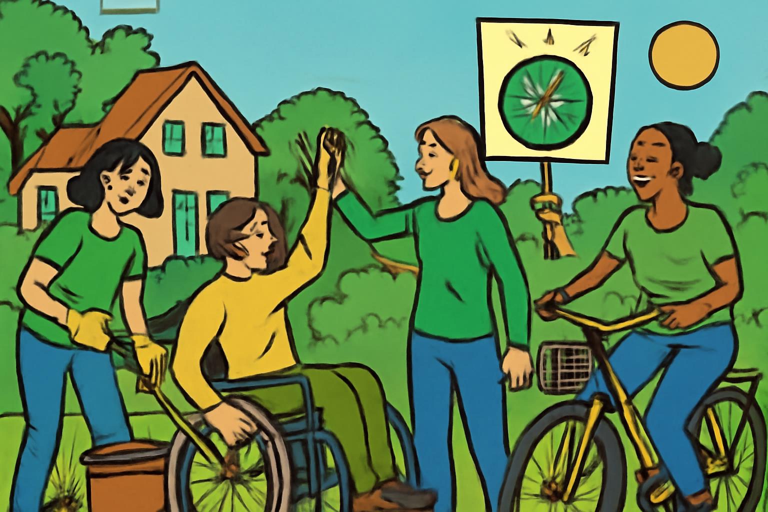 Grüne Großauheim/Wolfgang bleiben aktiv für Teilhabe und Klima 🌿