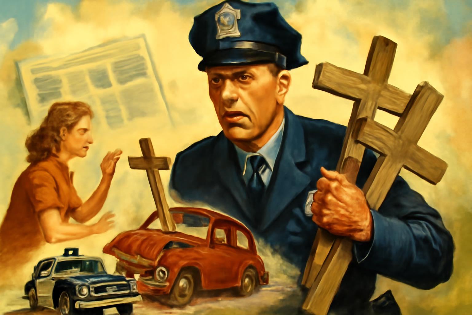 Polizei meldet Grabkreuz-Diebstähle, Unfälle und Präventionsaktion 🚓🗞️