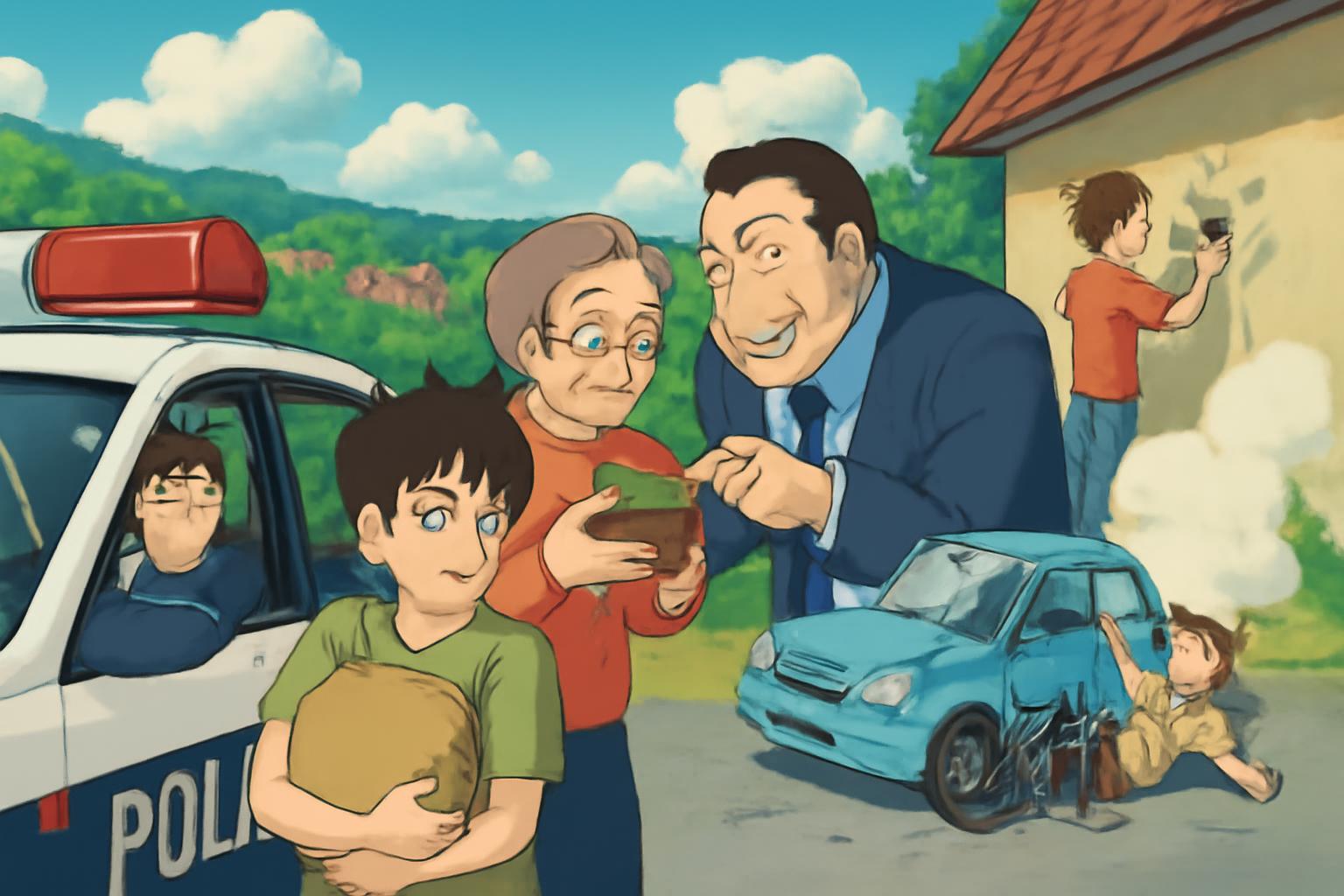 Mehrere Vorfälle in der Region: Diebstahl, Betrug, Unfälle, Vandalismus 🚨🔎