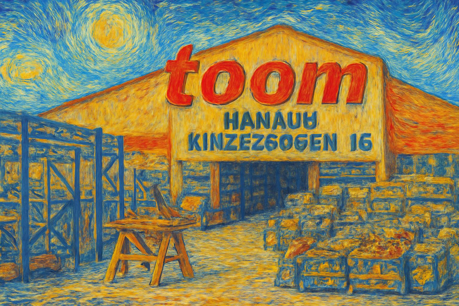 Toom-Baumarkt eröffnet im Kinzigbogen 16 in Hanau auf rund 10.000 Quadratmetern mit mehr als 40.000 Artikeln 🎉🏗️🛠️