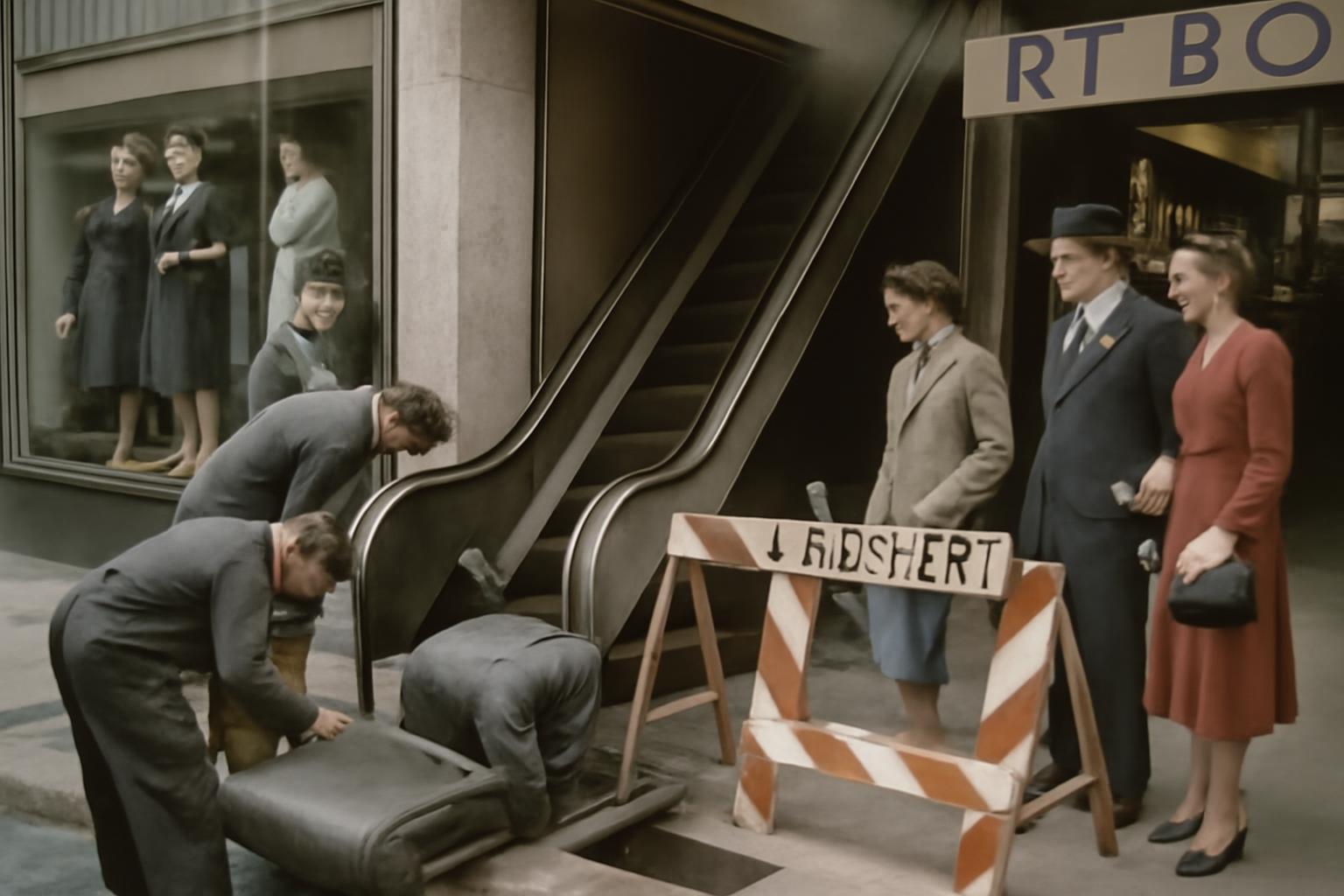 Langstraße gesperrt: Rolltreppenwechsel im Bekleidungsgeschäft 🚧