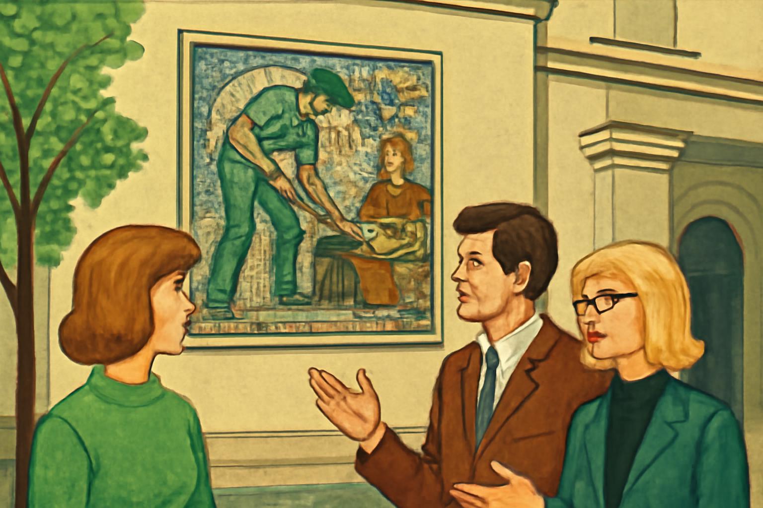 Grüne fordern sichtbares Peukert-Mosaik in Großauheim 🎨🖼️🏛️