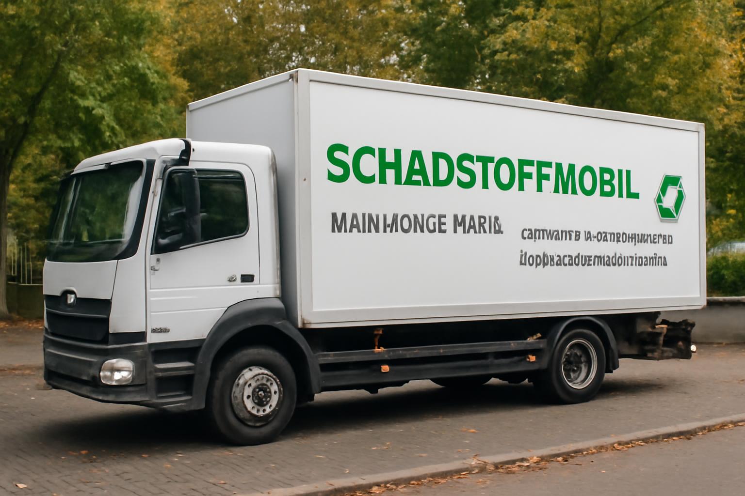 Schadstoffmobil des Main-Kinzig-Kreises in Hanau: Termine am 2. und 15. Oktober – Abgabe von Sonderabfällen 🗓️♻️🚚