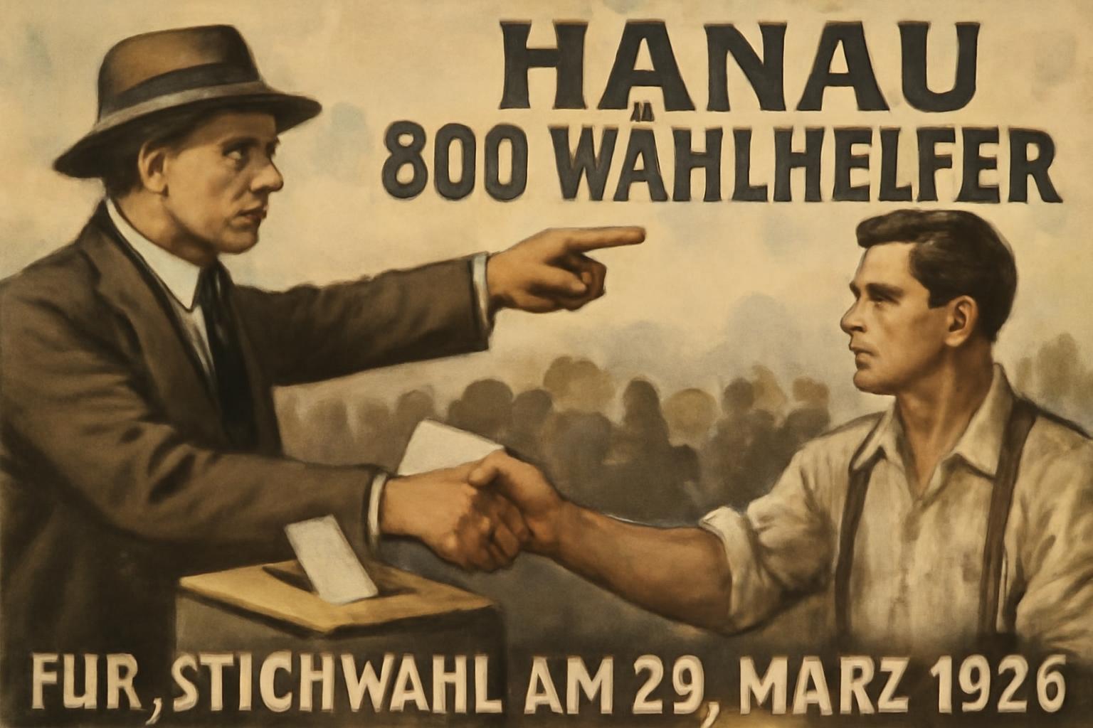 Hanau sucht 800 Wahlhelfer für Stichwahl am 29. März 2026 🗳️🤝