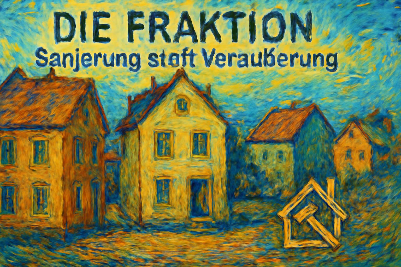 DIE FRAKTION Hanau: Sanierung statt Veräußerung 🏘️🛠️
