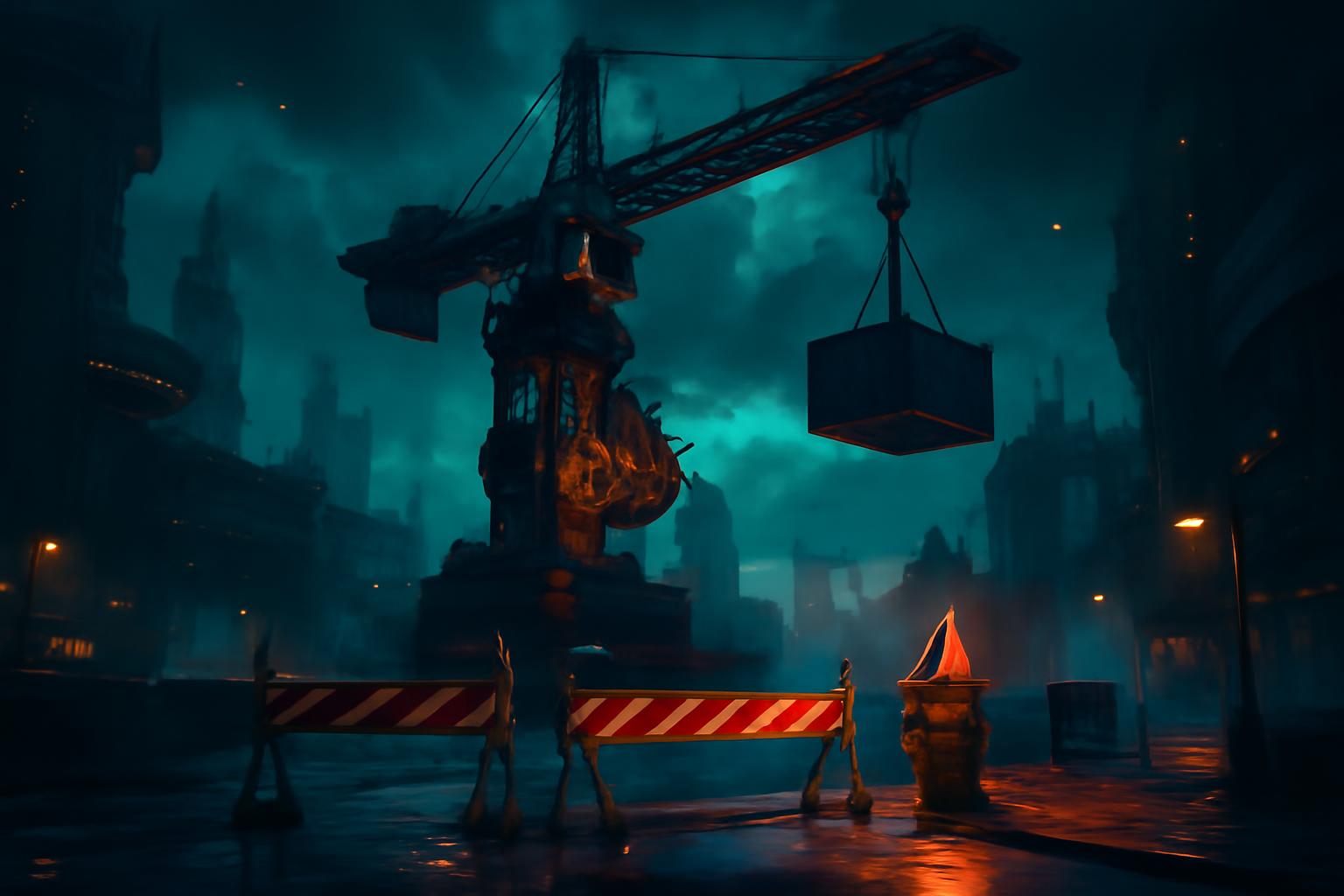 Hanau: Ballplatz-Ecke Nürnberger Straße gesperrt wegen Kranarbeiten bis 10. Dezember 🚧⚠️