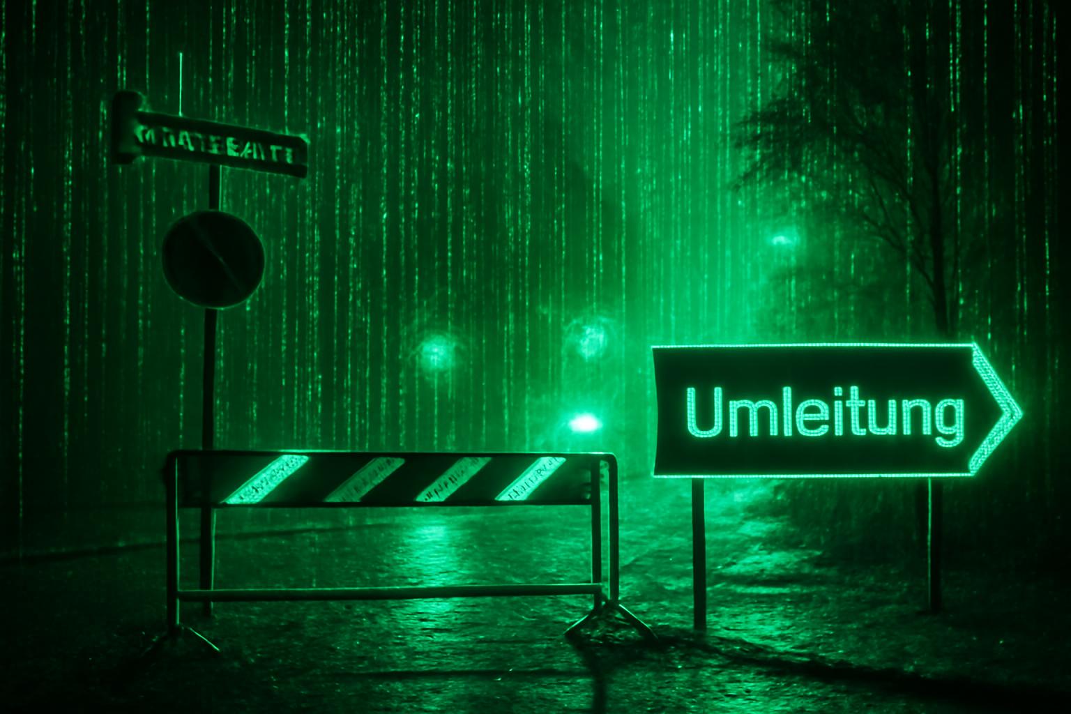 Hopfenstraße in Kesselstadt gesperrt; Umleitung ausgeschildert 🚧🛣️