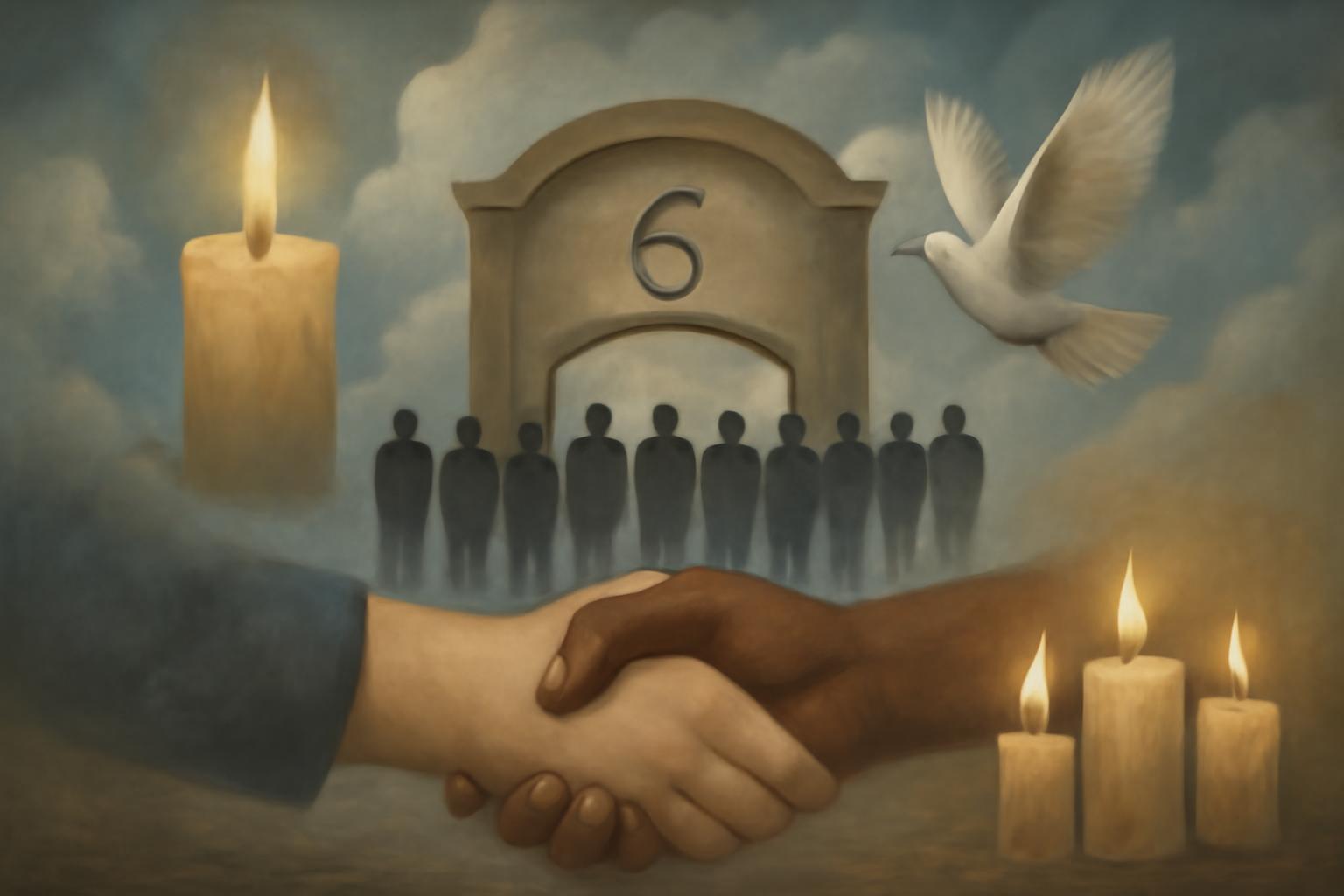 Hanau gedenkt des sechsten Jahrestages des Anschlags 🕯️🕊️🤝