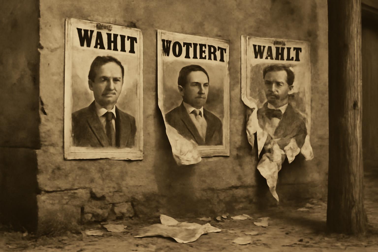 Wahlplakate in Südosthessen mehrfach beschädigt und gestohlen 🗳️🔍🚨