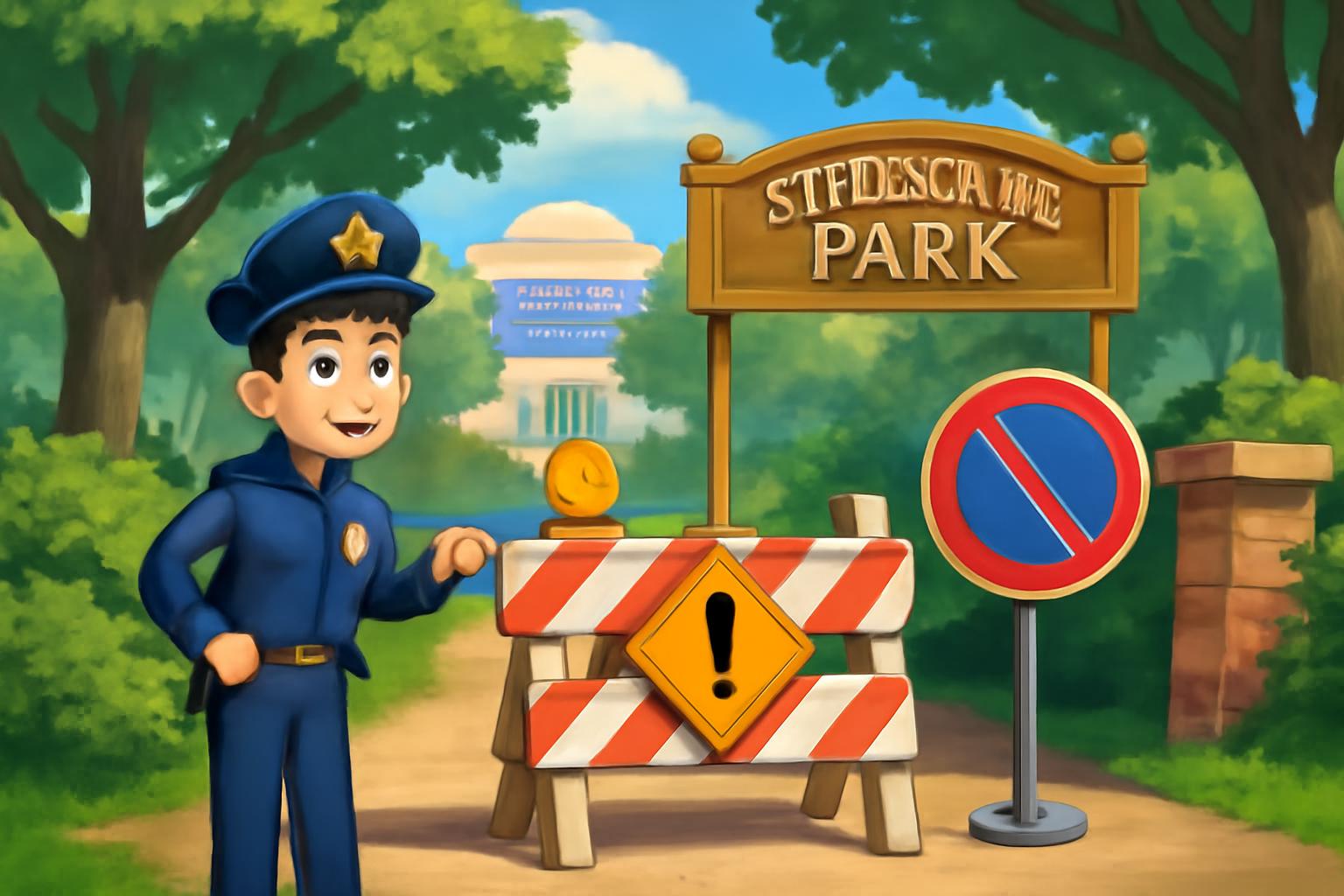 Sternsche Park sperrt wegen Wirtschaftsjunioren-Konferenz in Hanau 🚧🅿️